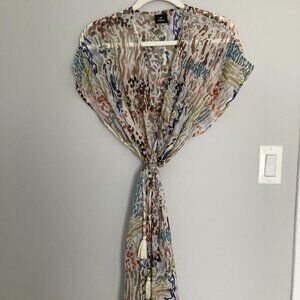 Echo Sheer Wrap Maxi Cover Up